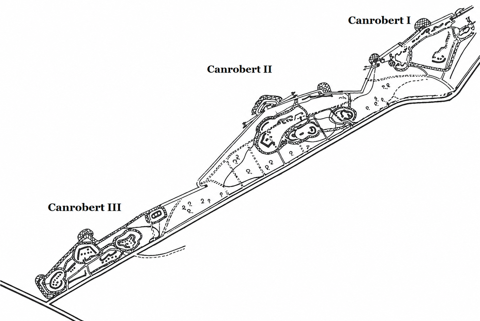 Ouvrage Canrobert I II III